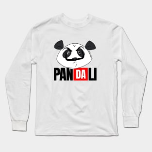 Pandali - Funny Panda T-shirt for painters Long Sleeve T-Shirt